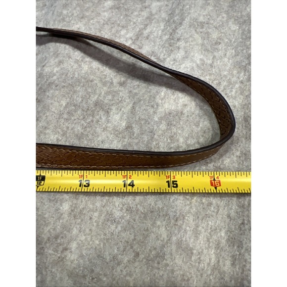 LIZ‎ CLAIBORNE Handbag Crossbody Purse Small Brown Long Strap - Picture 7 of 11